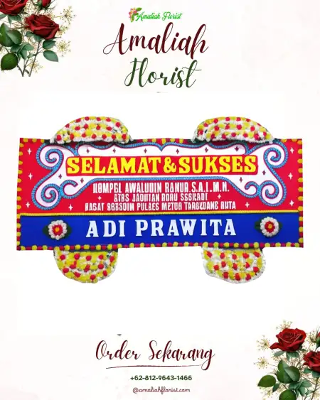 Papan Bunga Ucapan Selamat Uluindano